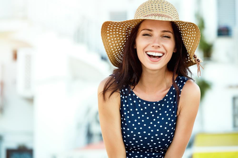 A woman smiling with Composite Fillings in Sterling, CO