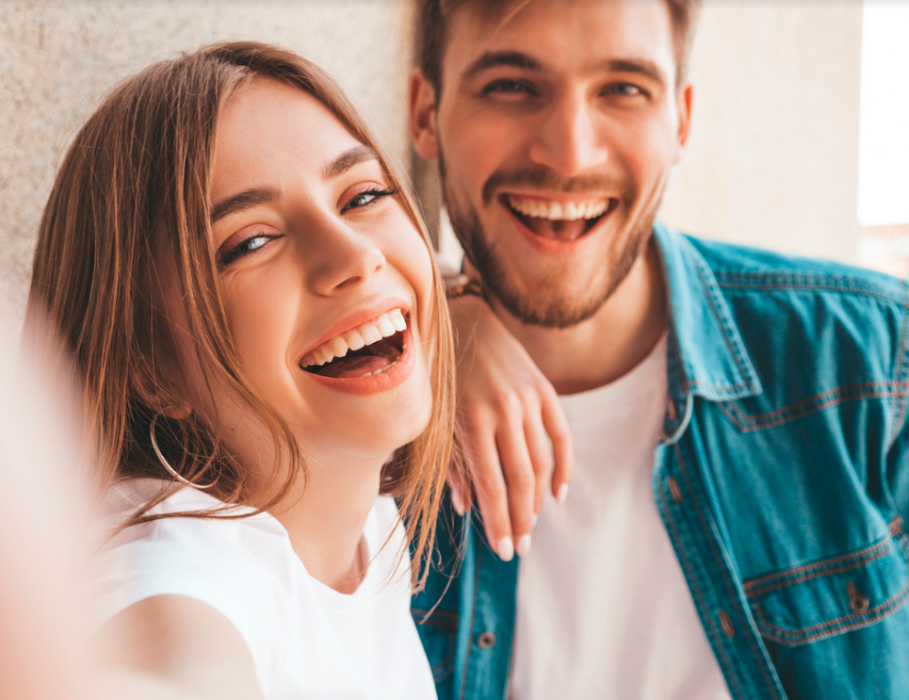 Couple smiling with Composite Fillings in Sterling, CO