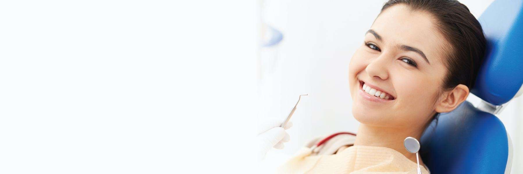 A lady undergoing dental check up at Pradera dental in Sterling, CO.